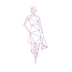 Woman silhouette fashion style isolated on a white backgrounds