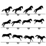 Jumping horse phases N2