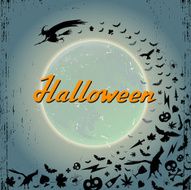 Halloween Poster With Witch