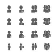 People icons set N20