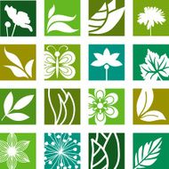 Collection of nature elements