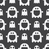 Ghost Halloween Seamless Pattern