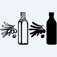 Olive oil and olive branch N2