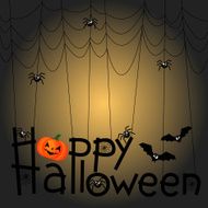 Happy Halloween message design background