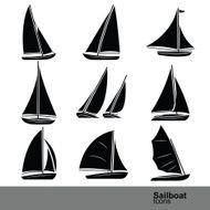 Sailboat vector N3