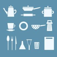 Set with kitchenware