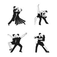 Dance Icons Set