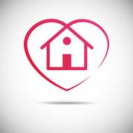 love home icon Vector design N3