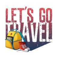 Motivational poster placard picture of travel
