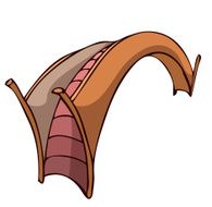Small Wooden Bridge Vector Illustration N2
