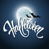 Happy Halloween message design background Vector illustration N7