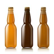 Templates realistic bottles