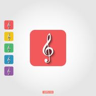 square icon treble clef