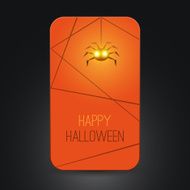 Halloween Greeting Card Design Template N3