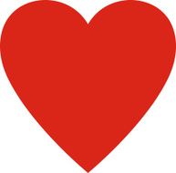 Vector heart valentine isolated on white background N2