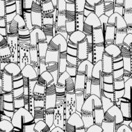 Seamless pattern with feathers N48