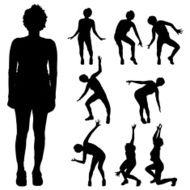 Silhouette of Woman N54