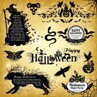 Halloween design elements N10