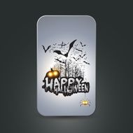 Happy Halloween Card Template N25