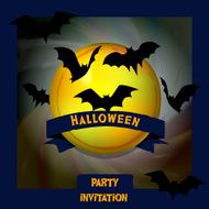 Halloween party card N8