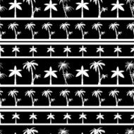 Exotic seamless pattern with silhouettes tropical coconut palm t N2