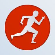 logo for a running