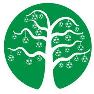 soccer tree vector