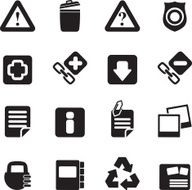 Silhouette Web site and computer Icons