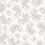 Seamless pattern with lentil