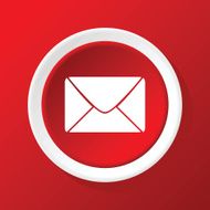 Letter icon on red