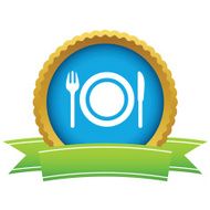 Gold dinner logo