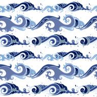 Sea waves Seamless background N17