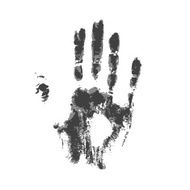 Print of hand ink pattern for your design