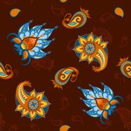 Seamless colorful pattern in Turkish style N2