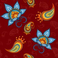 Seamless colorful pattern in Turkish style N3