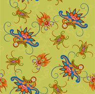 Seamless colorful pattern in asian style N2