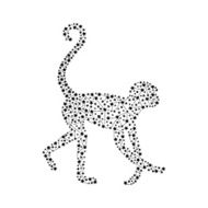 Monkey - Happy new year 2016 symbol Year Of The Monkey