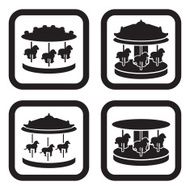 Carousel icon in four variations