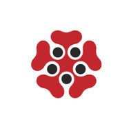 Abstract flower - design element (variation 1)