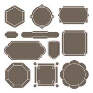 Contour label minimalist N4