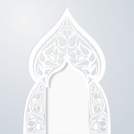 Abstract Indian arch Vector illustration