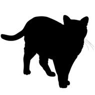 Cat Silhouette N89