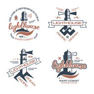 Lighthouse emblem for t-shirt N4