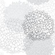 Vector seamless floral pattern with hydrangea