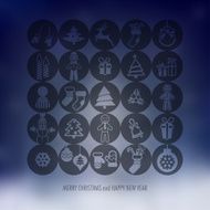 Christmas icons set N190