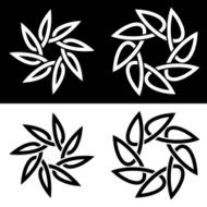 6-point Celtic knot vector illustration for your design