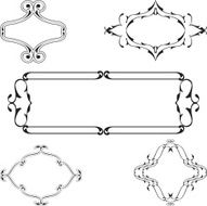 Baroque vintage nice frame set