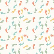 Footprints pattern