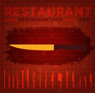 Knife with Set Collection Icon N2