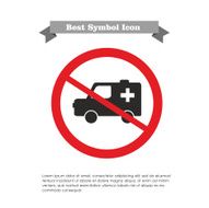 No ambulance car icon